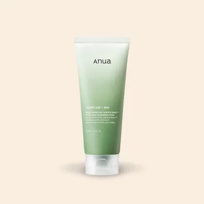 Anua Heartleaf Quercetinol Pore Deep Cleansing Foam – Łagodna pianka do mycia twarzy – 150ml