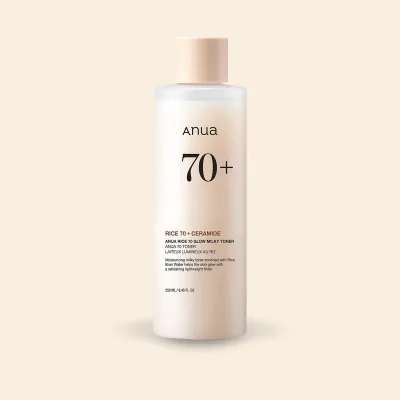 Anua Rice 70 Glow Milky Toner – Nawilżający ryżowy tonik do twarzy – 250ml Anua Rice 70 Glow Milky Toner – Nawilżający ryżowy tonik do twarzy – 250ml