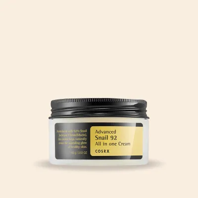 COSRX Advanced Snail 92 All in One Cream – krem regenerujący ze śluzem ślimaka – 100g COSRX Advanced Snail 92 All in One Cream – krem regenerujący ze śluzem ślimaka – 100g