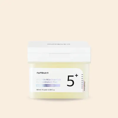 Numbuzin No. 5 Vitamin Niacinamide Concentrated Pad – Płatki Rozjaśniająco-Wygładzające – 70szt Numbuzin No. 5 Vitamin Niacinamide Concentrated Pad – Płatki Rozjaśniająco-Wygładzające – 70szt