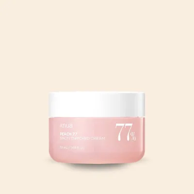 Anua Peach 77% Niacin Enriched Cream – Nawilżający krem z ekstraktem z brzoskwini – 50ml Anua Peach 77% Niacin Enriched Cream – Nawilżający krem z ekstraktem z brzoskwini – 50ml