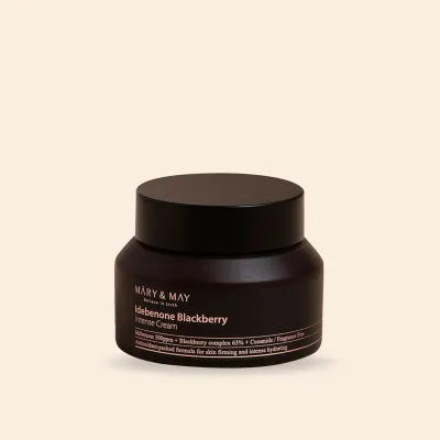 Mary&May Idebenone Blackberry Intense Cream – Intensywny Krem z idebenonem i kompleksem jeżyny – 70g Mary&May Idebenone Blackberry Intense Cream – Intensywny Krem z idebenonem i kompleksem jeżyny – 70g