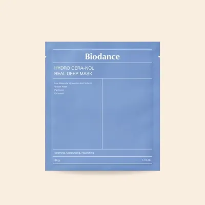 Biodance Hydro Cera-nol Real Deep Mask – maska głęboko nawilżająca – 1szt