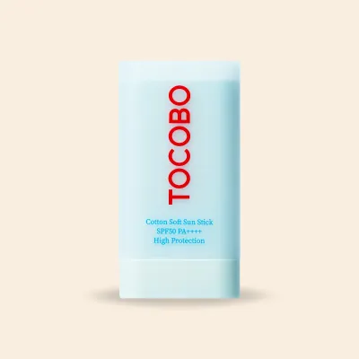 TOCOBO Cotton Soft Sun Stick SPF50+ PA++++ – Matujący Sztyft Przeciwsłoneczny – 19g TOCOBO Cotton Soft Sun Stick SPF50+ PA++++ – Matujący Sztyft Przeciwsłoneczny – 19g