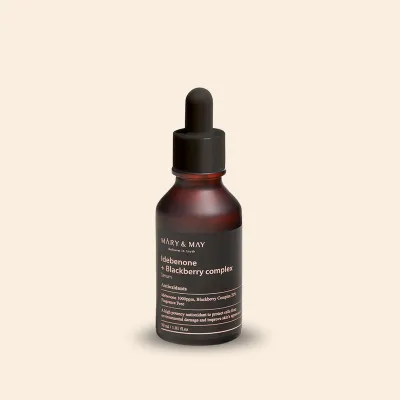 Mary&May Idebenone + Blackberry Complex Serum – Serum przeciwstarzeniowe z idebenonem – 30ml Mary&May Idebenone + Blackberry Complex Serum – Serum przeciwstarzeniowe z idebenonem – 30ml