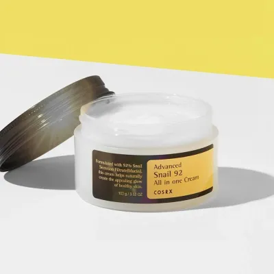 COSRX Advanced Snail 92 All in One Cream – krem regenerujący ze śluzem ślimaka – 100g COSRX Advanced Snail 92 All in One Cream – krem regenerujący ze śluzem ślimaka – 100g