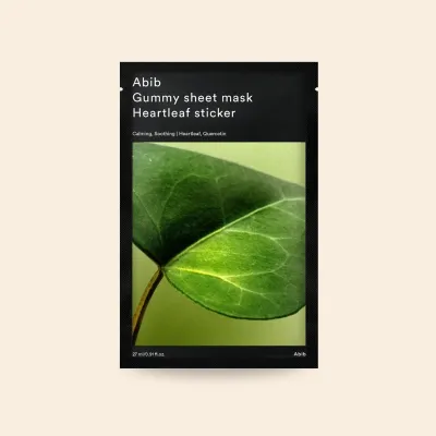Abib Gummy Sheet Mask Heartleaf Sticker – Kojąco‑nawilżająca maska w płachcie – 27ml Abib Gummy Sheet Mask Heartleaf Sticker – Kojąco‑nawilżająca maska w płachcie – 27ml