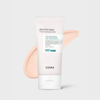 COSRX Aloe 54.2 Aqua Tone-Up Sunscreen – nawilżający krem tonujący z aloesem – 50ml