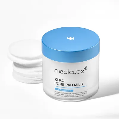 Medicube Zero Pore Pad Mild – Łagodne płatki złuszczające do skóry wrażliwej – 70szt