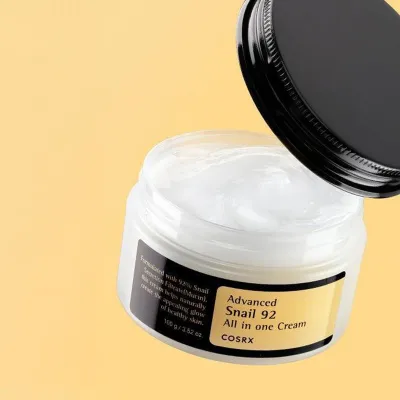COSRX Advanced Snail 92 All in One Cream – krem regenerujący ze śluzem ślimaka – 100g COSRX Advanced Snail 92 All in One Cream – krem regenerujący ze śluzem ślimaka – 100g