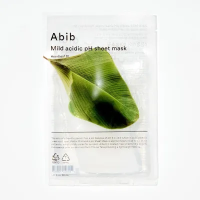 Abib Mild Acidic pH Sheet Mask Heartleaf Fit | Dbajnik.pl