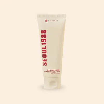 SEOUL 1988 Cream : Snail Mucin 93% + Rice – Nawilżający krem ze śluzem ślimaka – 100ml